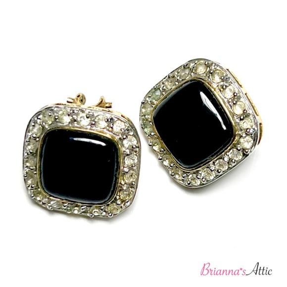Elegant Rhinestone Decor Stud Earrings Daily Decoration For Women - Picture 2 of 8